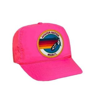 Aviator Nation Signature Miami Vintage Nylon Trucker Hat